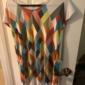 Geometric shift dress